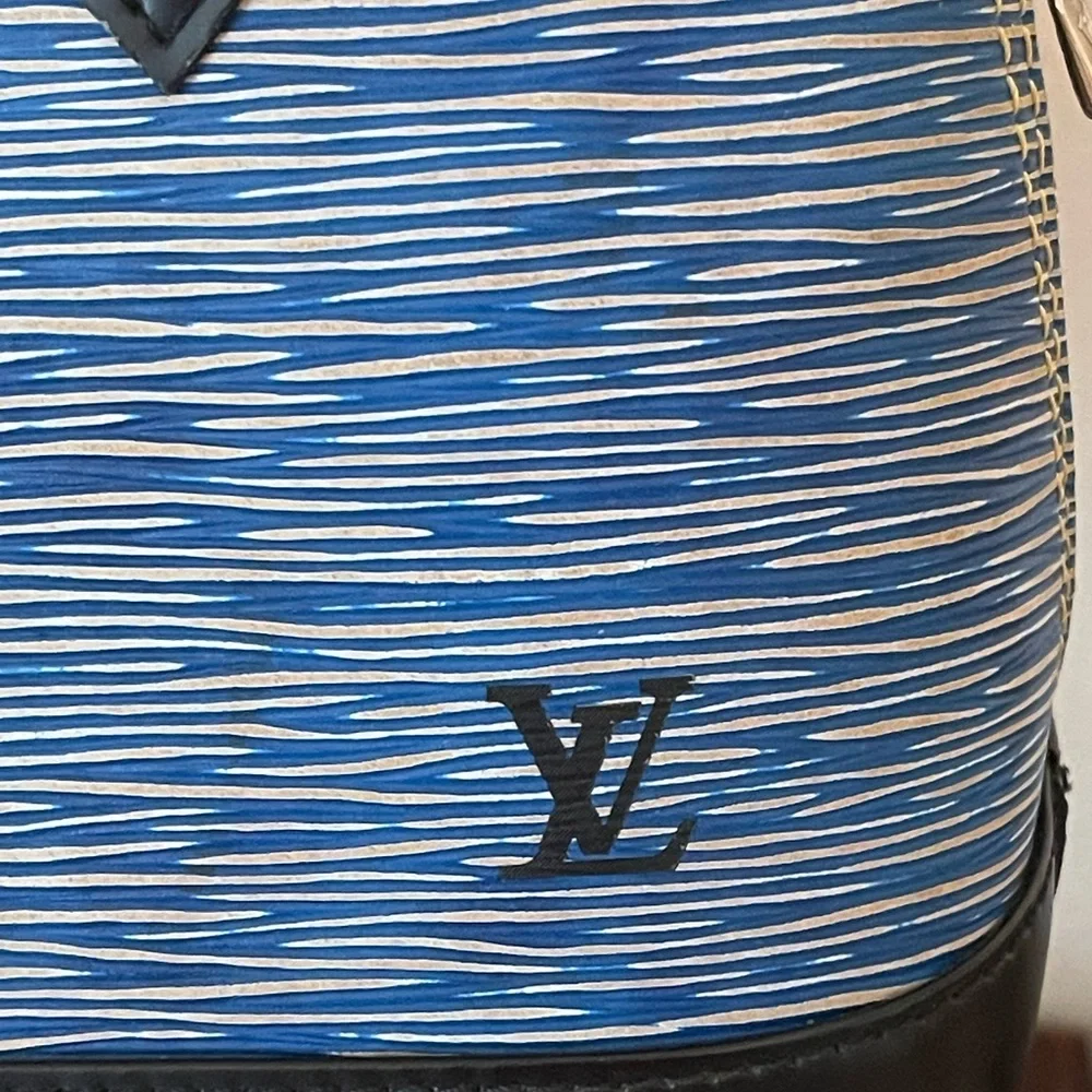 Louis Vuitton Epi Denim Alma BB Satchel - Picture 2 of 10